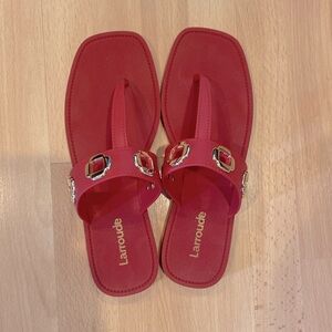 Larroude Thong Sandal